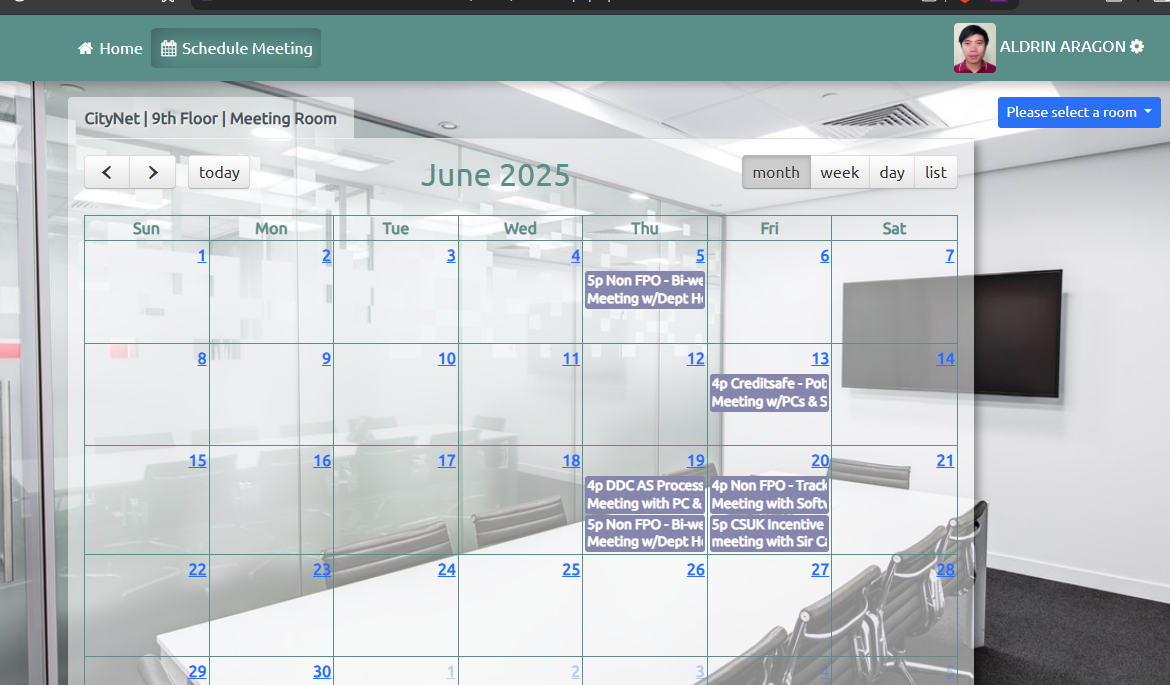 Meeting Room Management System